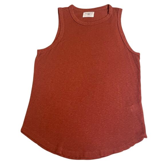 SOL Angeles Red/Coral Light Weight Classic Beach Style Loose Fit Tank Top Small - Picture 1 of 11
